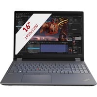 Lenovo ThinkPad P16 G2 (21FA005BMH) 16"  laptop Grijs/zwart | i7-14700HX | RTX 1000 | 16 GB | 512 GB SSD