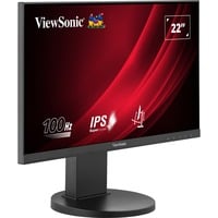 ViewSonic VG2208A 22" monitor Zwart, 1x HDMI, 1x DisplayPort, USB-C, USB-A, sound, 100 Hz