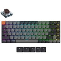 Keychron K3X-H3, toetsenbord Zwart, US lay-out, Keychron Mechanical Brown, 75%, RGB leds, ABS Keycap, hot swap, USB-C | Bluetooth 5.2