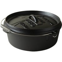 The Windmill Dutch Oven 6 Qt zonder pootjes kookpan Zwart, Ø 31,5 cm | 5.9 liter