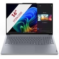 Lenovo ThinkBook 16 G7 QOY (21NH000BMH) 16"  Copilot+ laptop Grijs | Snapdragon X Plus X1P-42-100 | Qualcomm Adreno GPU | 16 GB | 512 GB SSD