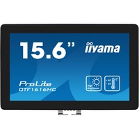 iiyama ProLite OTF1616MC-B1 15.6" touchscreen monitor Zwart, VGA, HDMI, DisplayPort, Touch