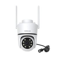 Foscam PD5, 3K/5MP Dual-band WiFi PT beveiligingscamera Wit, Kleurennachtzicht