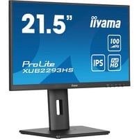 iiyama ProLite XUB2293HS-B6 21.5" monitor Zwart, HDMI, DisplayPort, Audio