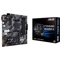 ASUS PRIME B550M-K ARGB socket AM4 moederbord RAID, Gb-LAN, Sound, ATX