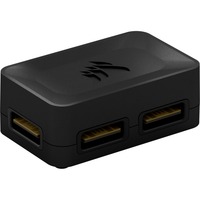 Corsair iCUE LINK 4-Way Signal splitter box Zwart