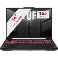 ASUS TUF Gaming A16 FA607PI-N3090W 16"  gaming laptop Zwart/grijs | Ryzen 9 7940HX | RTX 4070 | 16 GB | 1 TB SSD