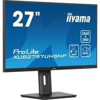 iiyama ProLite XUB2797UHSNP-B1 27" 4K UHD monitor Zwart, HDMI, DisplayPort, USB-C, LAN, Audio