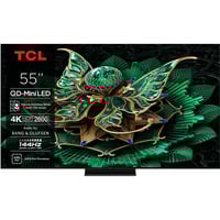 Alternate TCL QD-MiniLED TV 55MQLED85K 55" Ultra HD QLED Zwart, 4x HDMI, 1x USB-A, CI, Optisch, Bluetooth, LAN, WLAN, HDR10+ aanbieding
