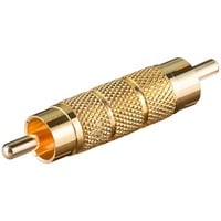 goobay RCA naar RCA audio adapter Goud