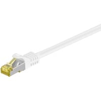 goobay Patchkabel RJ-45 S/FTP met Cat.7 Wit, 0,25 meter