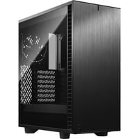 Fractal Design Define 7 Compact midi tower behuizing Zwart | 4x USB-A | 1x USB-C | Tempered Glass