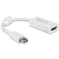 DeLOCK Mini DisplayPort 1.4 > HDMI adapter Wit, 0,1 meter, 4K