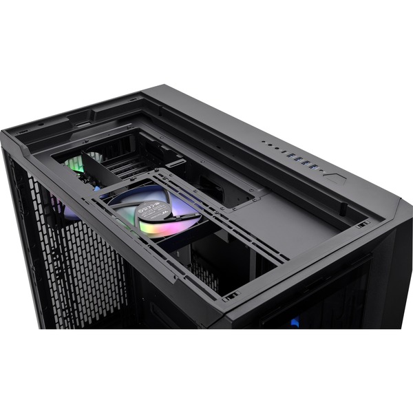 Thermaltake Cte C Tg Argb Big Tower Behuizing Zwart X Usb A X Usb C Rgb Tempered Glass