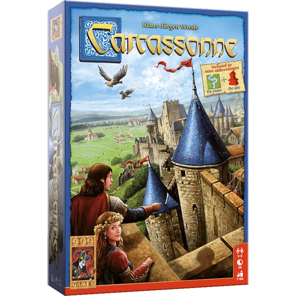 Beheer overhandigen Christus 999 Games Carcassonne Bordspel Nederlands, 2 - 5 personen, 35 minuten,  Vanaf 7 jaar