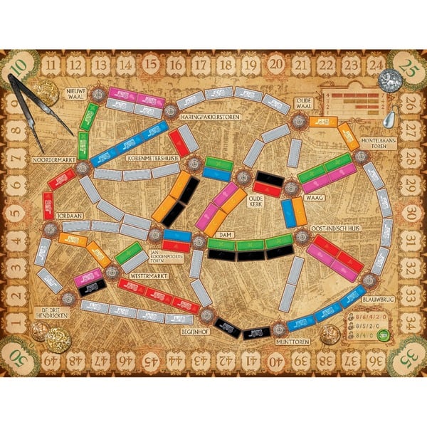 Asmodee Ticket To Ride Amsterdam Bordspel Nederlands Spelers