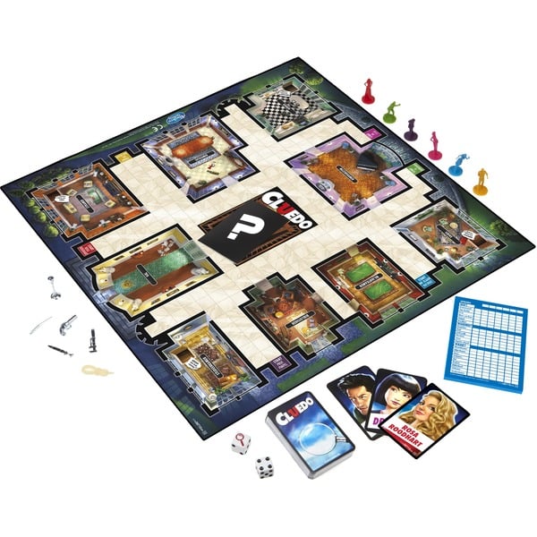 Hasbro Cluedo Bordspel Nederlands, 2 - 6 Spelers, Vanaf 8 Jaar