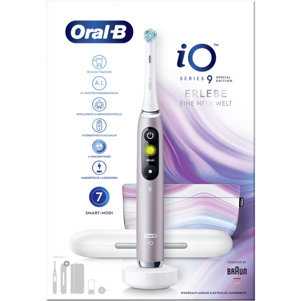 Alice Snel twaalf Oral-B Oral-B iO Series 9 Special Edition elektrische tandenborstel Roze/wit