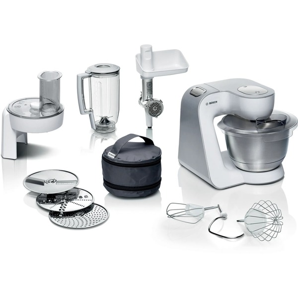 Bosch Home Serie 4 Keukenmachine MUM 5 1000 W Wit zilver