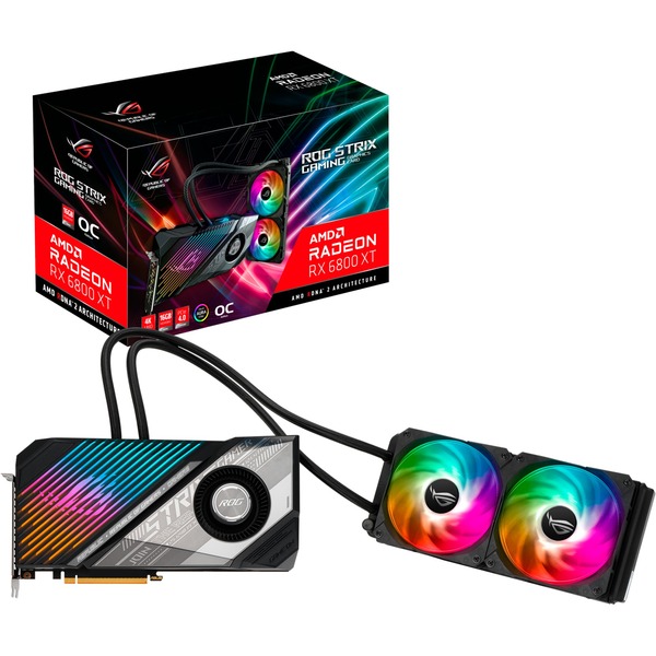 Asus Rog Strix Lc Rx6800xt O16g Gaming Grafische Kaart 2x Displayport 1x Hdmi