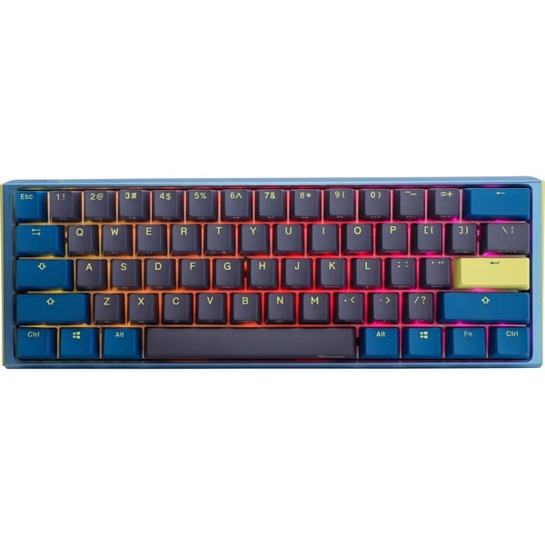 Pompeii baas In de meeste gevallen Ducky One 3 Daybreak Mini, toetsenbord Blauw/geel, US lay-out, Cherry MX  RGB Red, RGB