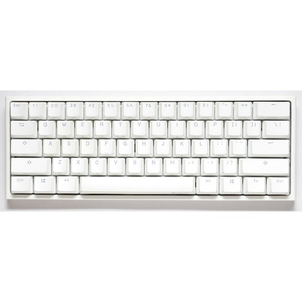 Grijpen zien loterij Ducky One 2 Pro Mini Pure White, gaming toetsenbord Wit, US lay-out, Kailh  Box Brown,