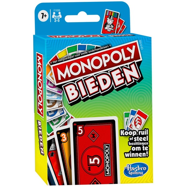 Hasbro Monopoly - Bieden 2 - 5 spelers, 60 minuten, Vanaf jaar