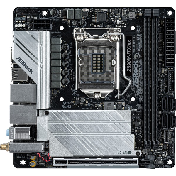 Asrock z590m itx ax обзор