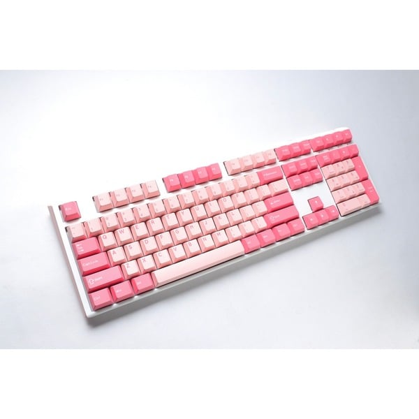 Ducky One Gossamer Pink Toetsenbord Wit Roze Us Lay Out Cherry Mx