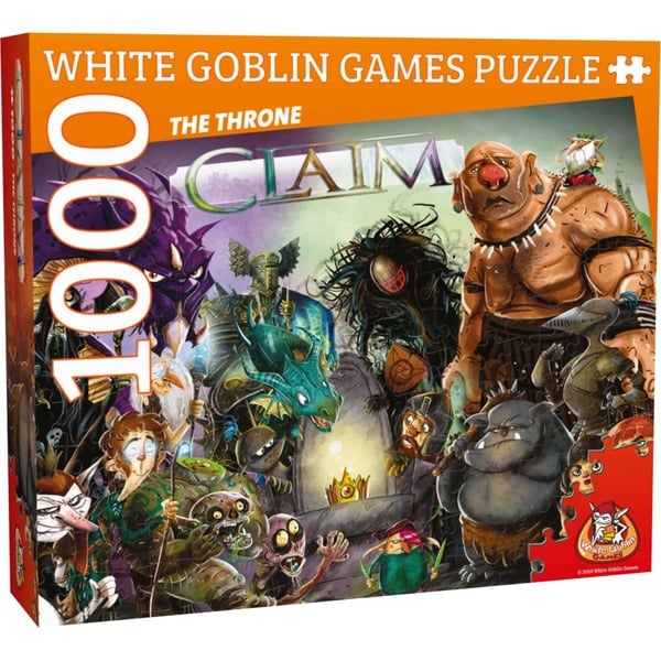 Dwaal Verkeerd Bedenk White Goblin Games Claim Puzzle: The Throne Puzzel 1000 stukjes