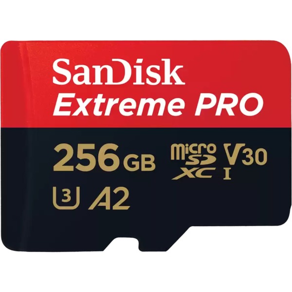 Bibliografie Ruimteschip Edele SanDisk Extreme PRO microSDXC 256 GB geheugenkaart UHS-I U3, Class 10, V30,  A2, Incl. SD