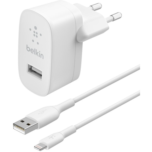 als is genoeg knoflook Belkin Boost Charge USB-A wandlader 12W + Lightning kabel oplader Wit