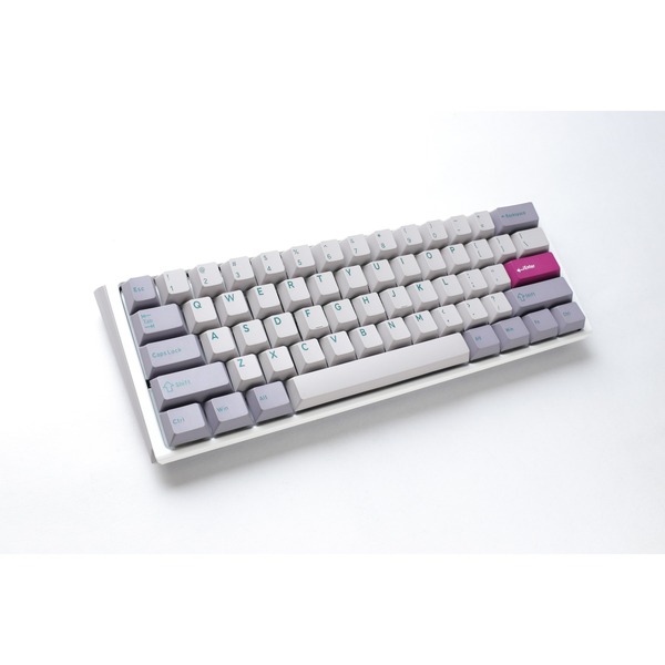 Ducky One Mist Grey Mini Toetsenbord Lichtgrijs Us Lay Out Cherry Mx Red Rgb Led Double