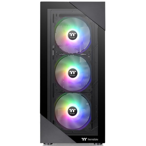 Thermaltake View Tg Argb Midi Tower Behuizing Zwart X Usb A Rgb Window