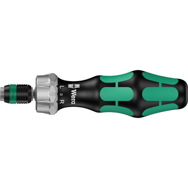 Wera Ratelschroevendraaier met Rapidaptor Zwart/groen, 142mm