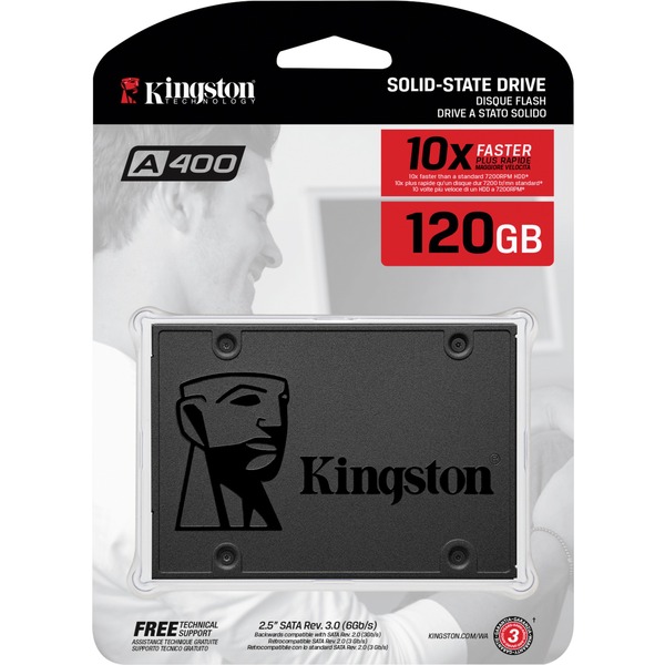 Kingston A400 120 GB SSD SA400S37/120G, 600