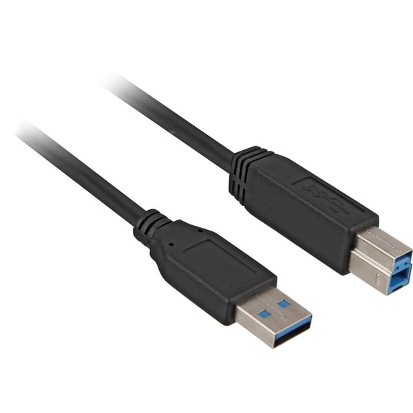 motor Geboorteplaats munt Sharkoon USB 3.0 Kabel, USB-A > USB-B Zwart, 5 meter